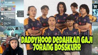 daddyhood buka mulut tentang gaji 7 orang bosskur