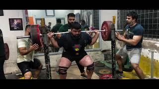 Leg Session with my student (402.5 kg squat) | Equipped Powerlifting | Bhaskar Shah