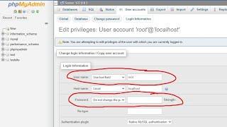 How to change Xampp root MySQL Username and password