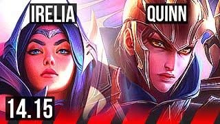 IRELIA vs QUINN (TOP) | 900+ games, Godlike, 12/3/3 | EUNE Grandmaster | 14.15