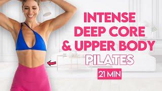 21 Min Pilates & Strength Fusion  | Deep Core & Upper Body Workout | Free LEAN Guide Trial