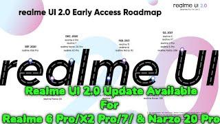 Realme UI 2.0 For Realme 7/6 Pro/X2 Pro/Narzo 20 Pro | Realme UI 2.0 For Realme Narzo 20 | Realme UI