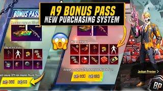 A9 Bonus Pass For 60 UC ? New Bonus Pass Purchasing System | 1 To 110 3D Leaks Release Date |PUBGM