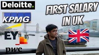 CA Salary In UK | My First Salary | CA in UK | Big 4 Accounting Firms (Deloitte, PWC, EY, KPMG)