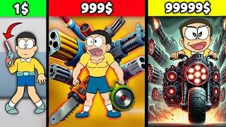 1$ Gun VS 99999$ Gun  || Funny Game 