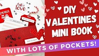 Creative Valentine's Mini Book Tutorial ️ Fun Valentines Day Project!