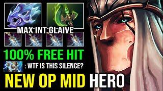 NEW IMBA MID HERO Parasma + Moon Shard 100% Free Hit Max Range INT Glaive Silencer Dota 2