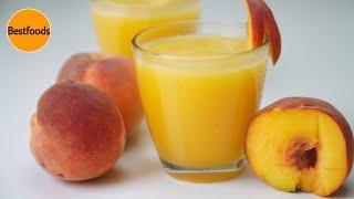 Peach juice│How to make peach juice│Fresh Peach juice│Peach Juice Recipe│Peach Recipe
