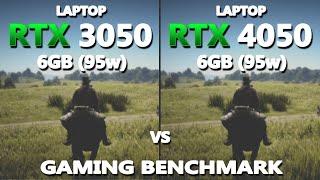 Laptop RTX 4050 6GB vs 3050 6GB Gaming Benchmark Test | Lenovo LOQ Gaming Test | #rtx3050 #rtx4050