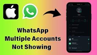 How to Fix WhatsApp Multiple Accounts Feature Not Showing On iPhone