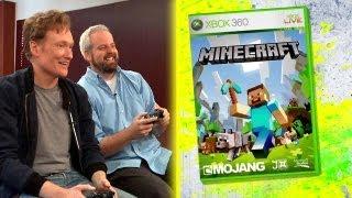 Clueless Gamer: Conan O'Brien Reviews "Minecraft"  - CONAN on TBS