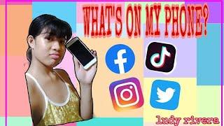 WHATS IN MY PHONE?? CHALLENGE?| LUDY VALERA VLOG 003