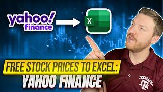 Get Free Historical Stock Prices from Yahoo Finance to Excel: Bypass Paywall