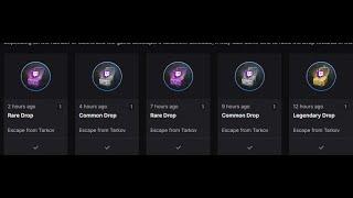 Opening 2 common,2 rare and 1 legendary tarkov twitch drops.