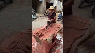 Wood Carving Artisan - Woodcarving making process #shorts #sntools