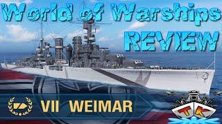 Weimar ist FERTIG T7/DEU/Kreuzer "Review" in World of Warships auf Deutsch
