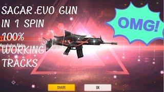 SACAR EVO GUN MAX IN 1 SPIN ||FREE FIRE || #hunterjrgaming || #shorts || #shortvideo || #status