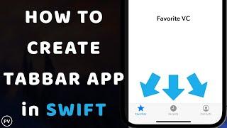 How to Create Tab Bar App in Swift 5 Xcode 11
