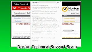 Norton Tech Support Scam