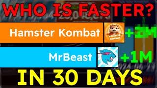 The Race for the Fastest Growing YouTube Channel: MrBeast Vs Hamster Kombat