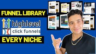 Funnel Page Template Library for ClickFunnels & Go HighLevel for Every Niche