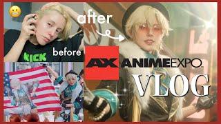 ANIME EXPO 2024 Cosplay Vlog | Aventurine cosplayer at Honkai: Star Rail booth, 4th of July chaos 