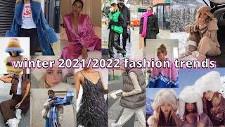 winter 2021/2022 fashion trends