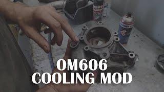 Improving om606 rear cylinder cooling wth the cooling mod