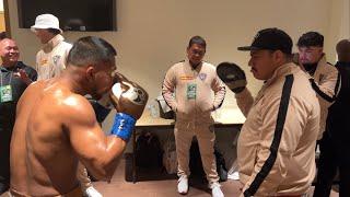 Eumir Marcial Warming up before fight