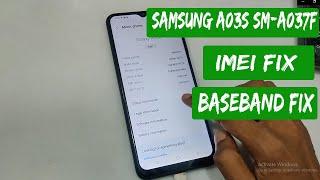 Samsung A03s SM-A037F Binary 2 imei Fix Baseband Unknown Fix Z3X Box