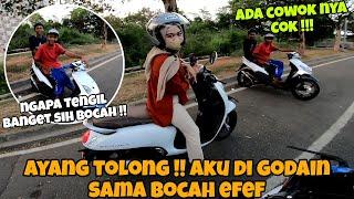 AHSAN MV MARAH DEK BELLA DI GODAIN ORANG !!