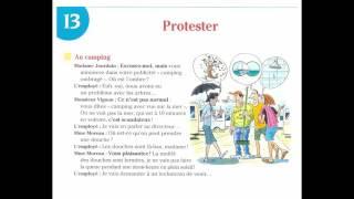 Dialogue En Français Nº:21 -  Protester - Au camping