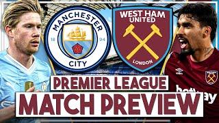 Man City v West Ham Preview | 'Fine losing to stop Arsenal winning title' | WIN signed Paqueta shirt