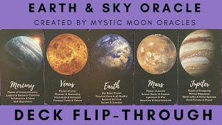 *NEW DECK* The Earth & Sky Oracle Deck by Mystic Moon Oracles - Deck Flip Through 