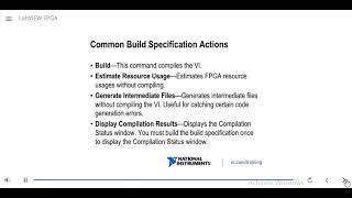 LabVIEW FPGA part 7 | Compiling FPGA VI | Compile server | Working with build specifications