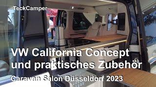 Caravan Salon 2023, VW California Concept, Produkte von Bus-Boxx