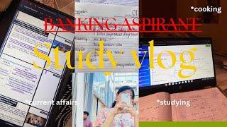 A day in a life of a banking aspirant  Productive study vlog 