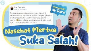 Komentar dr. Dara: Buat Ibu Hamil, Pilih dan Saring Nasehat Mertua!