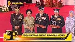 PENGANUGERAHAN TANDA KEHORMATAN BINTANG BHAYANGKARA UTAMA OLEH KAPOLRI KPD KEPALA KEPOLISIAN ASEAN