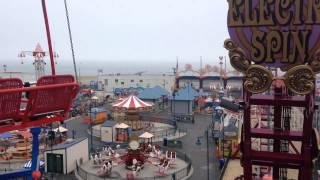 NO FEAR:  Zamperla  rides his own Coney Island roller coaster