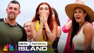 The Banker Drops the First Briefcases | Deal or No Deal Island | Sneak Peek | NBC