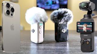 DJI MIC 2 привязка второго микрофона, привязка к DJI POCKET 3 к Айфону