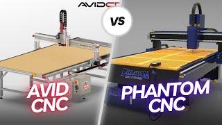 Avid CNC Machine VS Phantom CNC  Which is better for You?