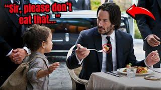 When a Homeless Child Screamed 'Don't Eat That,' Keanu Reeves Stepped In and No One Expected...