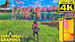 IPHONE XR CODM VERY HIGH GRAPHICS AND MAX FPS GAMEPLAY TEST + Graphics Settings