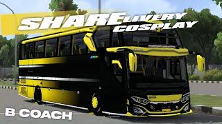 #share  LIVERY KD JB3 DANZXRESV SPESIAL COSPLAY B COACH FREE PPL || ARZZCONCEPTNW