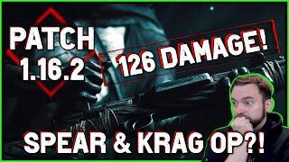 PATCH 1.16.2 - SPEAR IS HERE - KRAG BUFFS and more ... Hunt Patch Notes Video