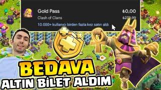 BEDAVA ALTIN BİLET ALDIM! - PLAY GAMES 300TL İNDİRİMİ KAÇIRMAYIN! - CLASH OF CLANS