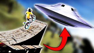 I JUMPED OVER A UFO?! (Descenders)