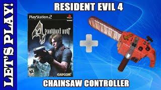 Let's Play Resident Evil 4 with the Chainsaw Controller (PS2) Gameplay